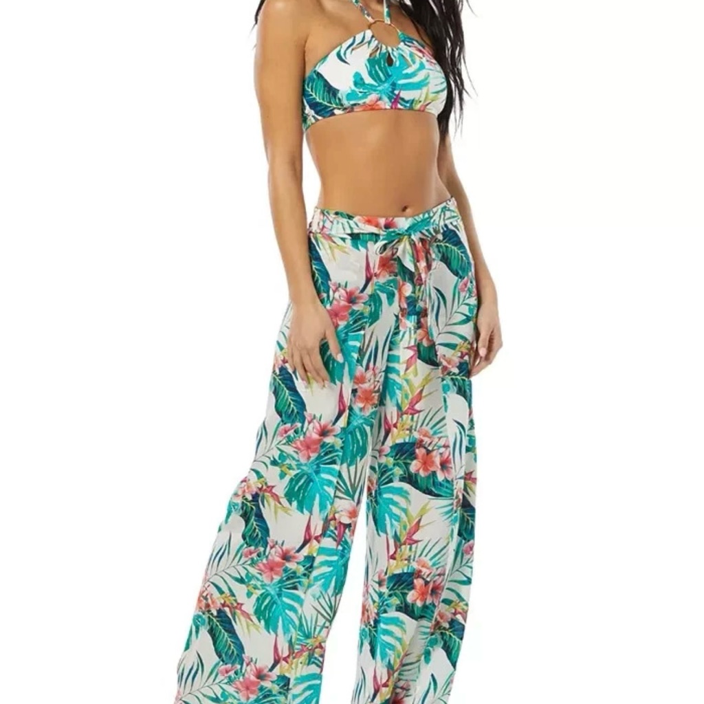 Vince Camuto Wrap-Tie Cover Up Pants Size M -Bikini Not Included But Available